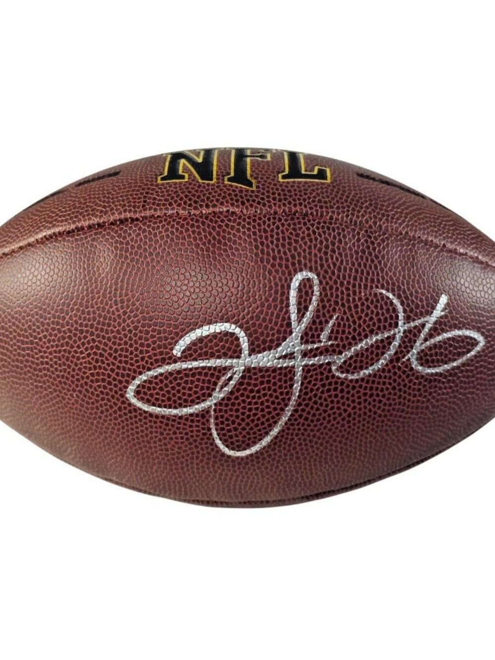 Clinton Portis Signed Wilson Football Denver Broncos Beckett COA NFL